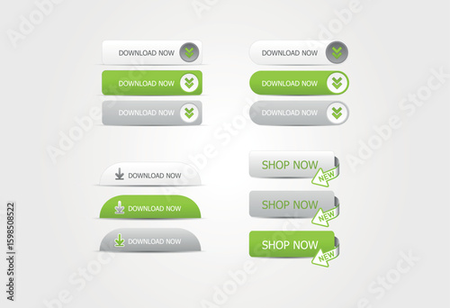 download button design, 