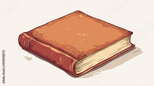 Hand-drawn Literature Book Icon Vector Illustration for Creative Projects