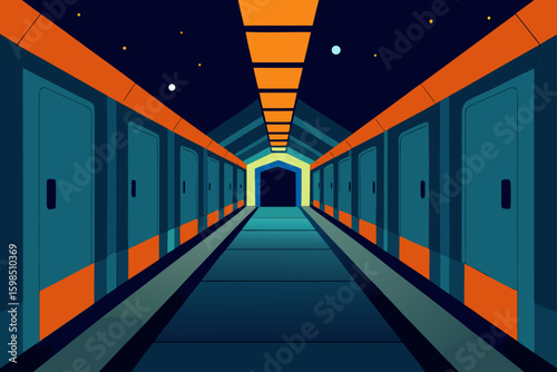 space station corridor.svg