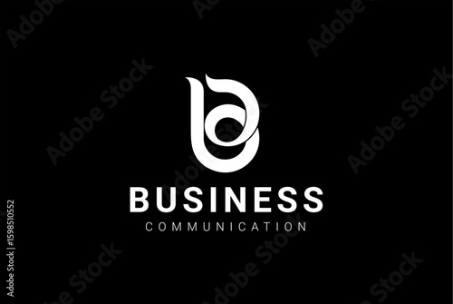 Modern Business Communication Logo Design Abstract Symbol for Corporate Identity