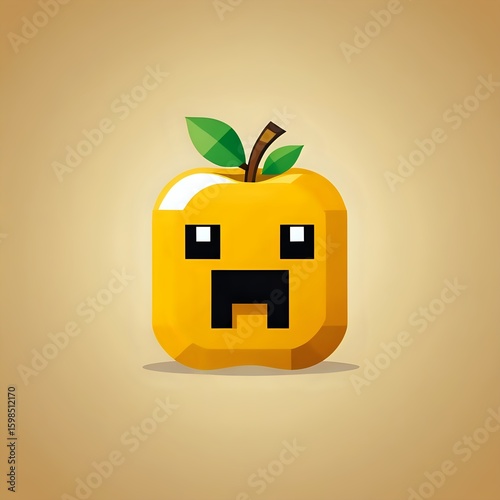 vector illustration of an apple