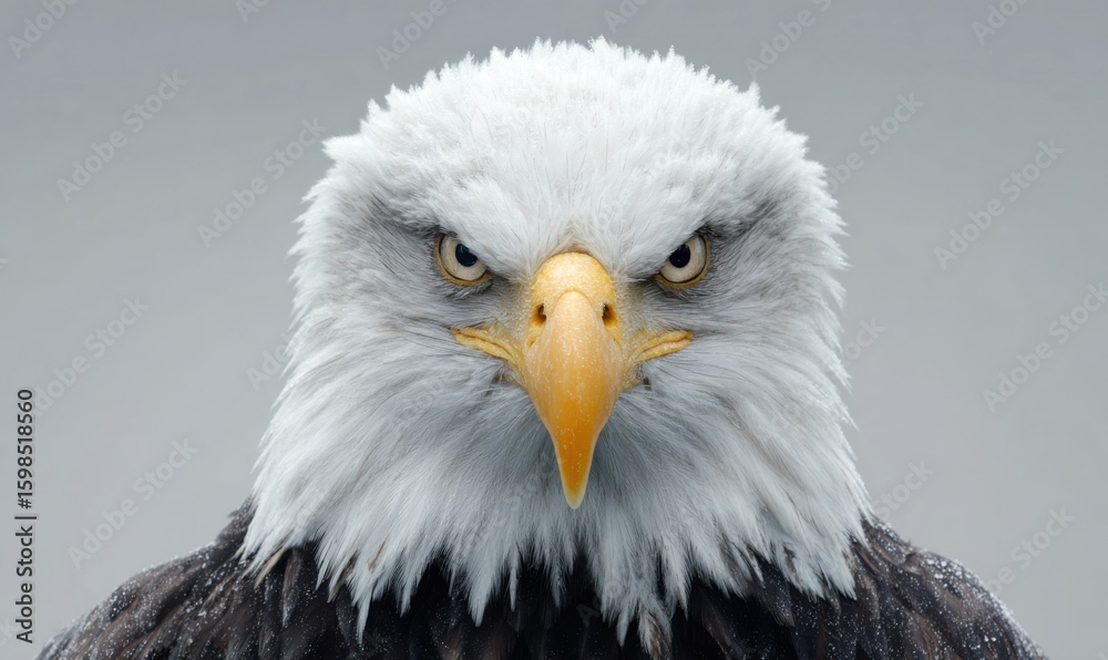 Fototapeta premium Close-up portrait of an American Bald Eagle