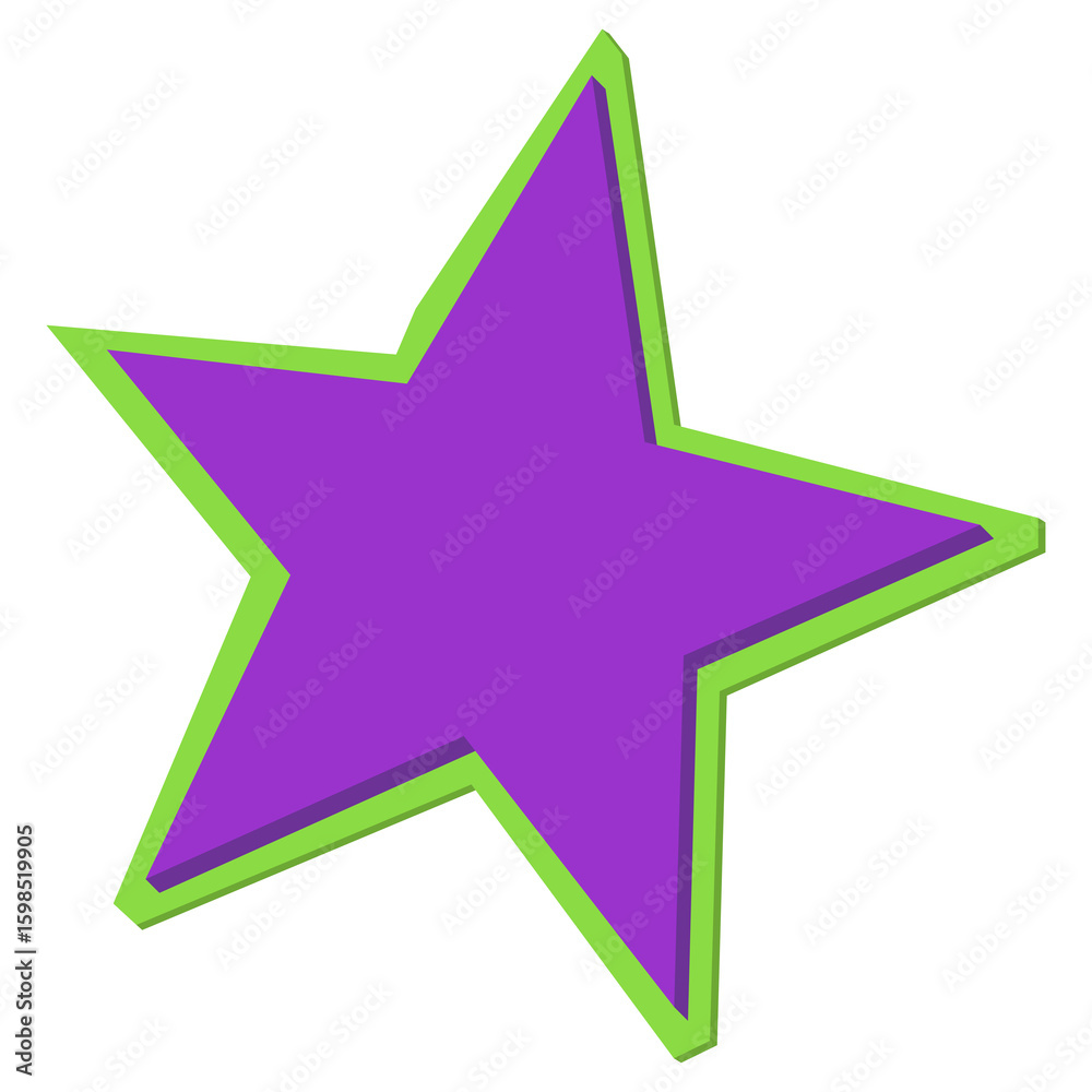 Fototapeta premium Star cutouts collage paper