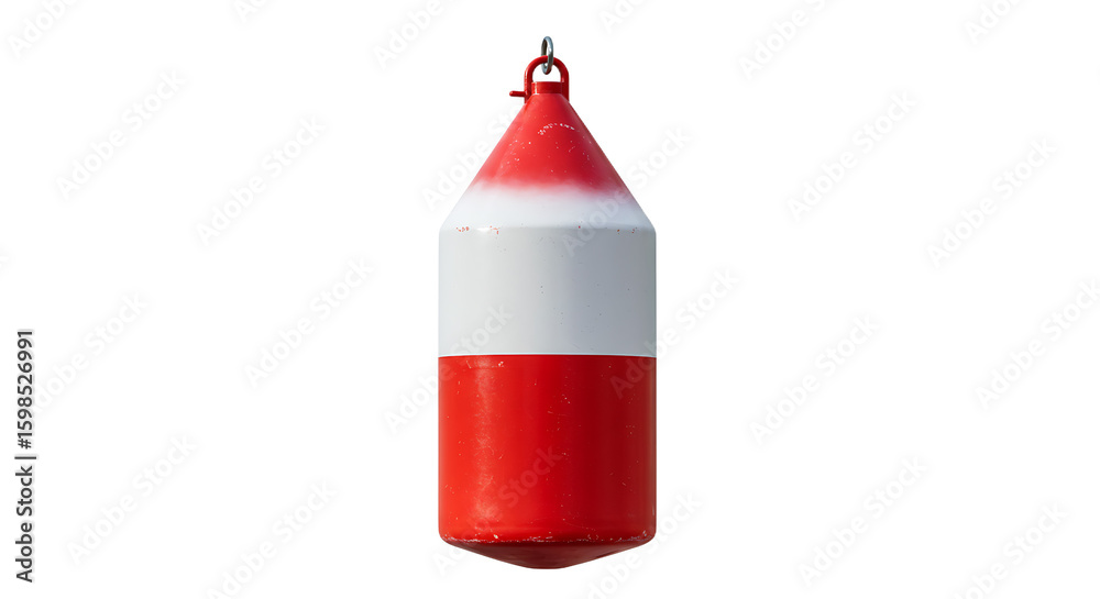 Obraz premium Lateral Buoy Isolated on Transparent Background