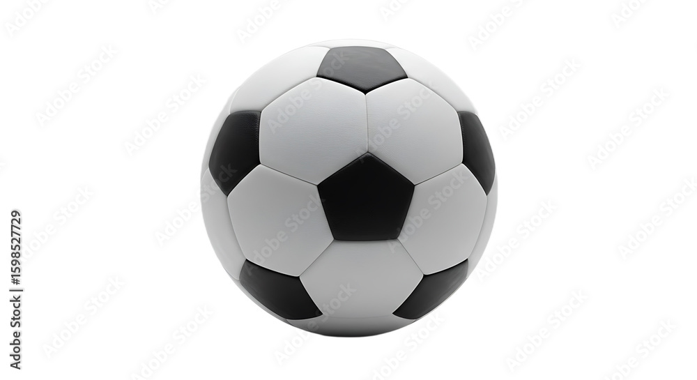 Fototapeta premium Soccer Ball isolated on Transparent Background