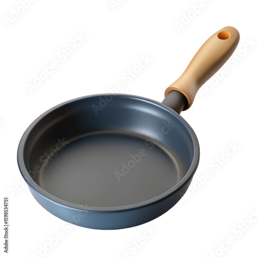 Frying Pan Plastic 3D Icon for Cooking Kitchen and Culinary Tool Concepts

