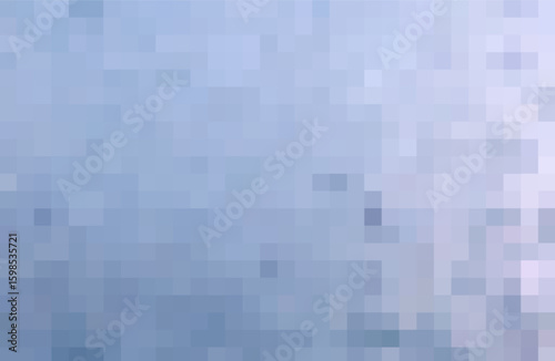 Abstract Pixelated Light Blue Texture. The soft blue gradient and minimalistic style. For abstract art, tech-themed visuals, graphic design. EPS 10. Vector illustration