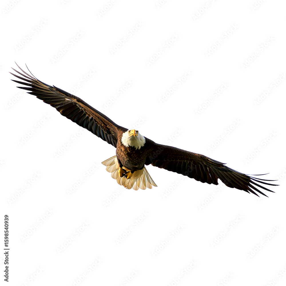 Obraz premium White Background Eagle