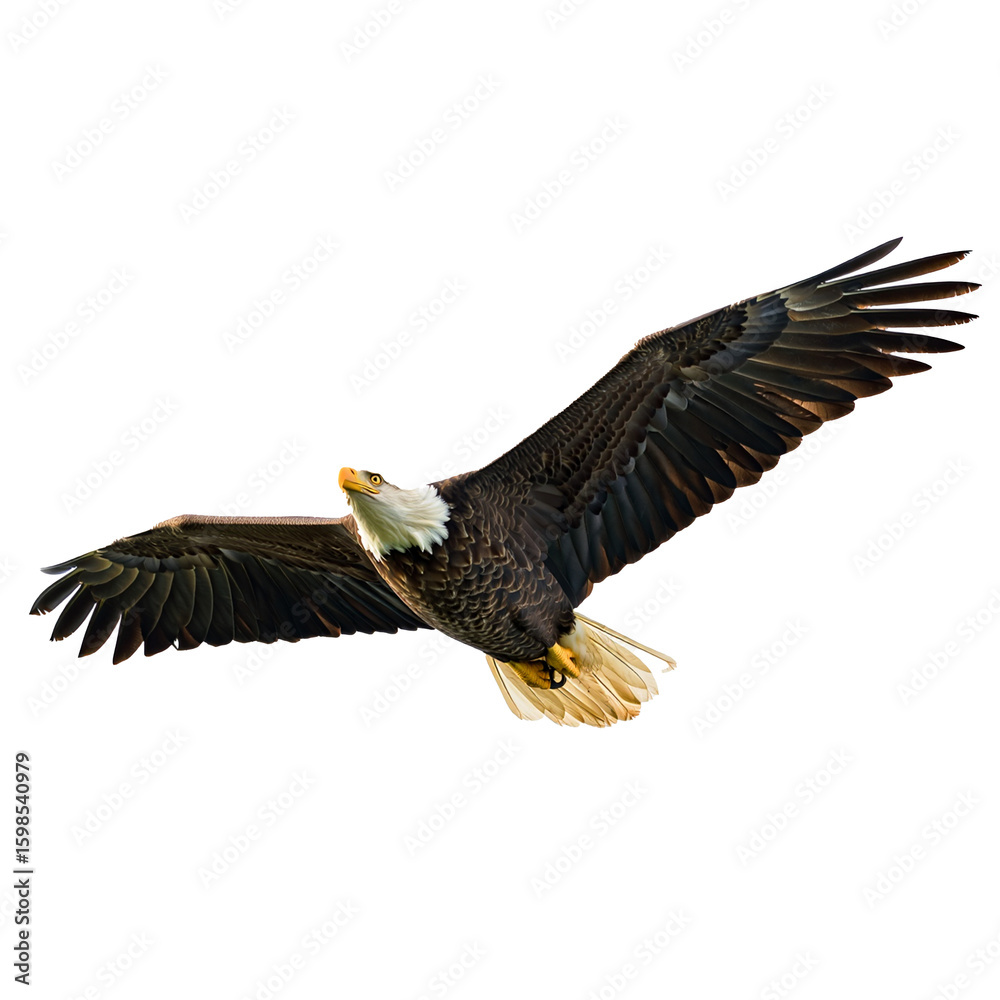 Obraz premium White Background Eagle