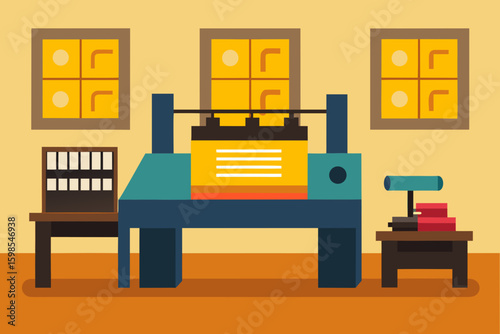 living room interior with furniture