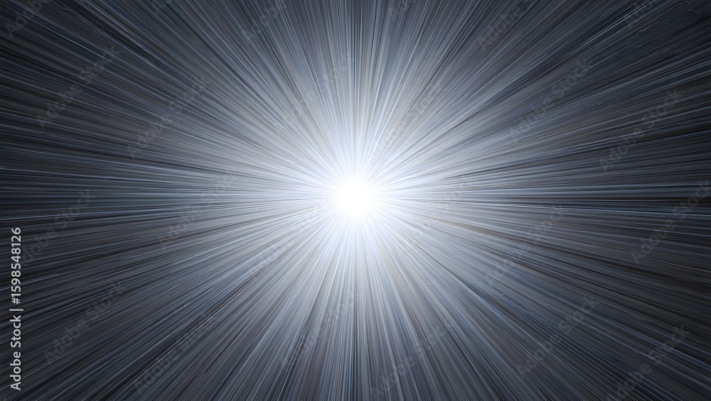 Fototapeta premium Abstract light burst background wallpaper design with glowing rays and speed effect