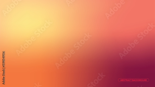 Vibrant gradient abstract background with warm hues