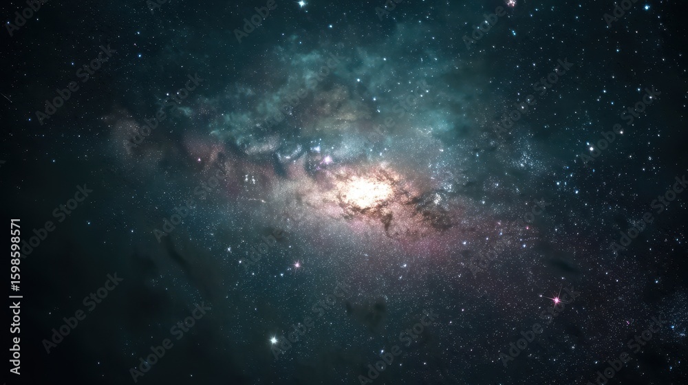 Fototapeta premium space galaxy background