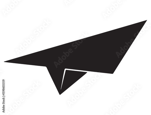 PAPER PLANE SILHOUETTE