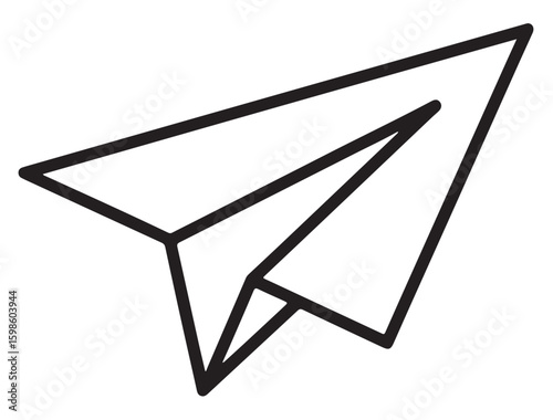 PAPER PLANE SILHOUETTE