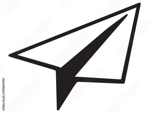 PAPER PLANE SILHOUETTE
