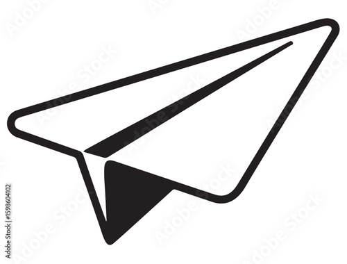 PAPER PLANE SILHOUETTE