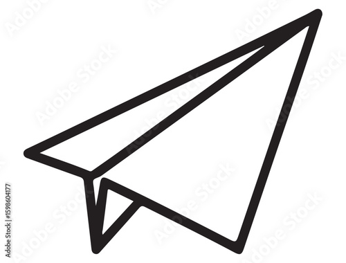 PAPER PLANE SILHOUETTE