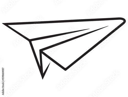 PAPER PLANE SILHOUETTE
