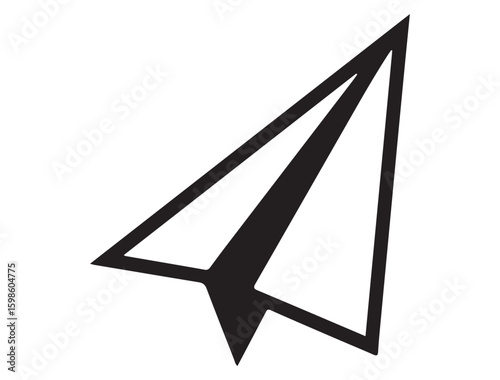 PAPER PLANE SILHOUETTE