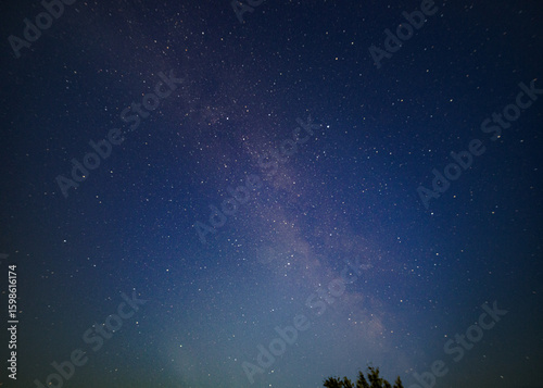 Fototapeta Naklejka Na Ścianę i Meble -  The beautiful Milky Way in the summer sky