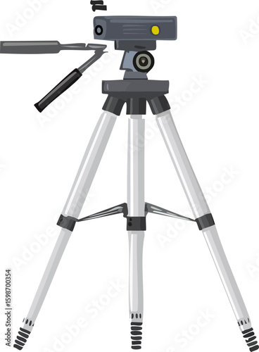 tripod isolated on white
