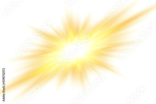Intense Sunbeam Explosion Effect