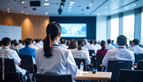 Doctors attending a conference
