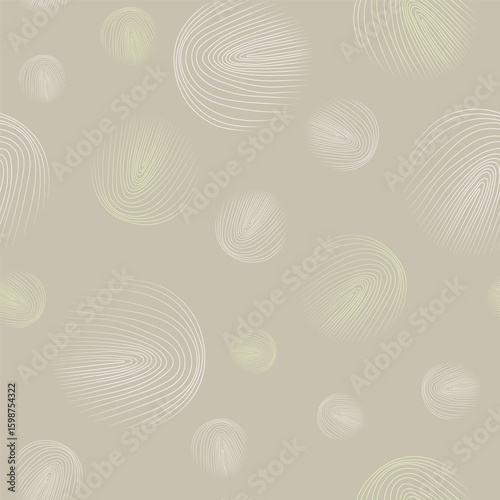 a pattern of floral elements in a Scandinavian style without a background