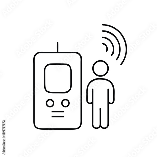 Personal alert safety system device with user signaling presence