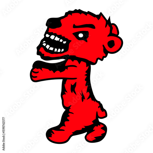 Bear Zombie Undead Halloween Horror Corpse Horror Monster