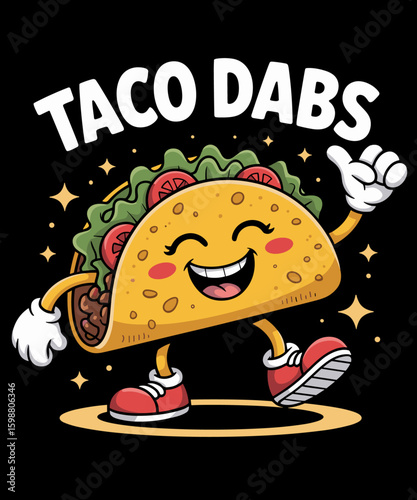 Dabbing Taco Cinco de Mayo Funny Tacos lover