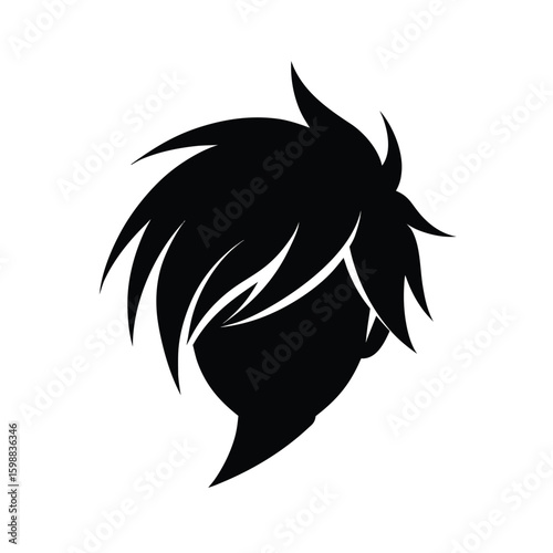 Stylish layered pixie cut hair style with tousled texture and vibrant color options