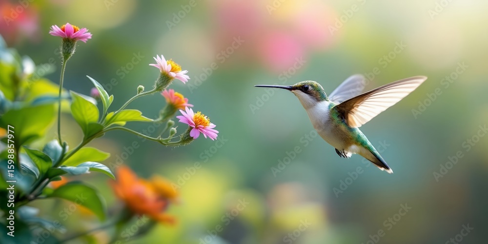 Fototapeta premium Refreshing Iced Tea with Mint and Lime on Sunny Patio
