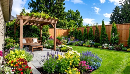 Beautiful backyard landscape design