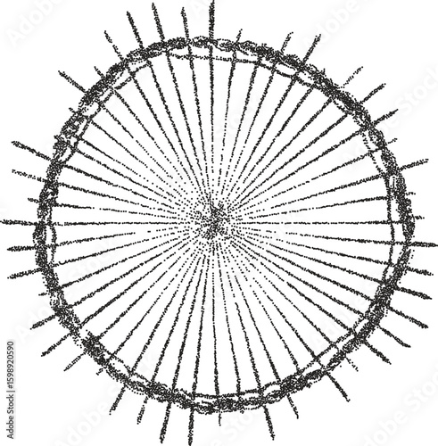 Spike y2k retro stipple art wire brutalist halftone vector png transparent, barbed 2000s photocopy effect tattoo aesthetic