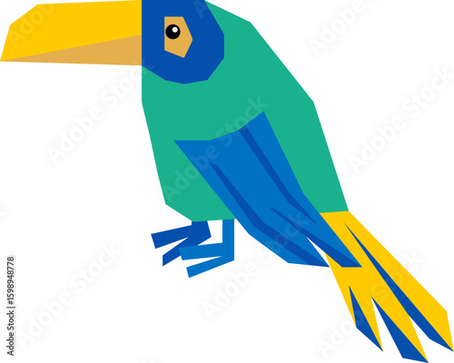 Paper Cut Toucan