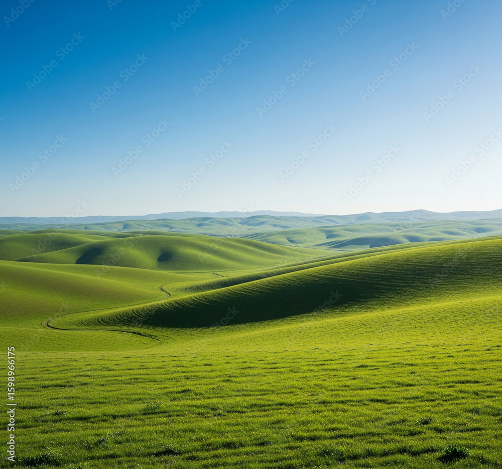 Obraz premium Minimalist Nature Landscapes with Clean Composition and Calm Atmosphere