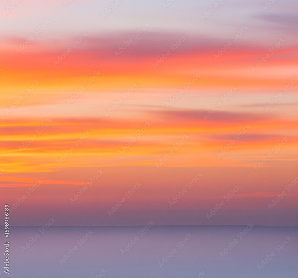 Fototapeta premium Minimalist Nature Landscapes with Clean Composition and Calm Atmosphere