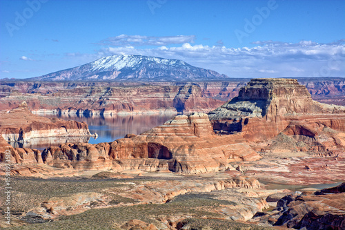 Panoramic View from Alstrom Point, Glen Canyon National Recreation Area, Utah USA