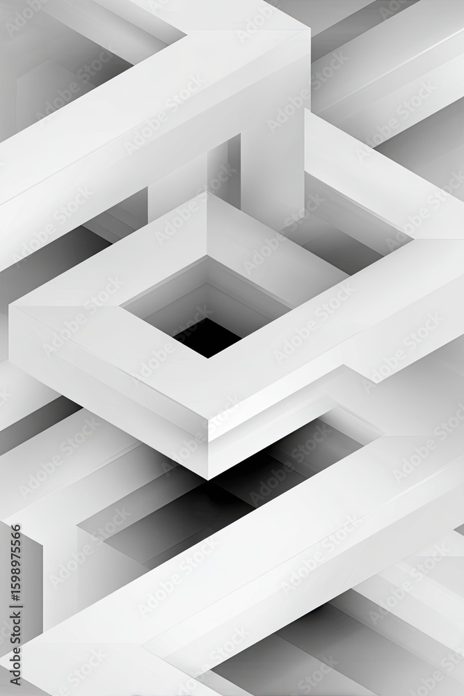 Fototapeta premium Abstract Geometric Pattern Design