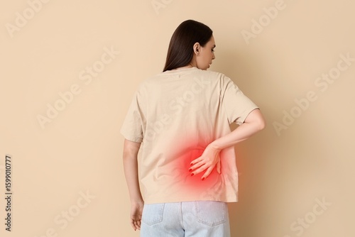 Young woman suffering from ...
