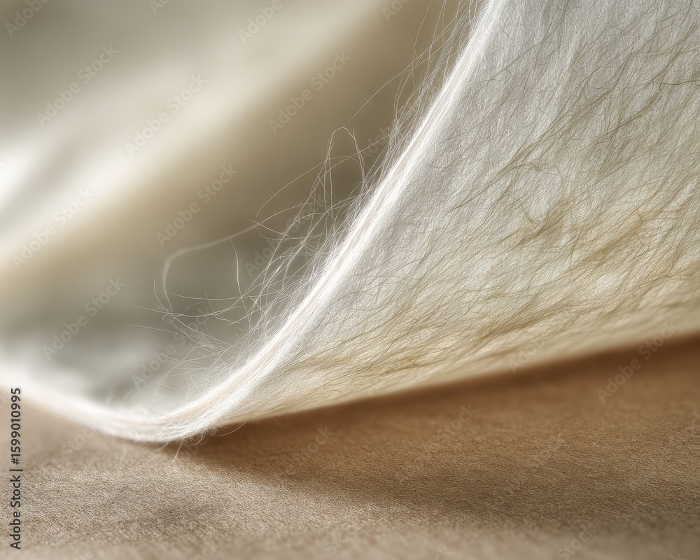 Closeup Fabric Texture Detail In Beige And Cream Tones Closeup Fabric Texture Detail In Beige And Cream Tones