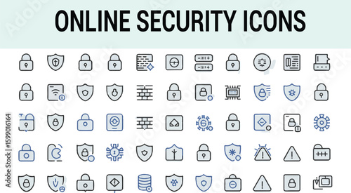 Online Security Icons