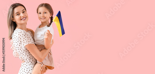 Cute little girl and her mo...