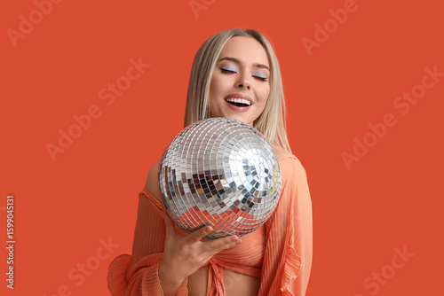 Beautiful young woman with ...
