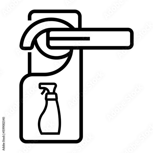 cleaning Line Icon