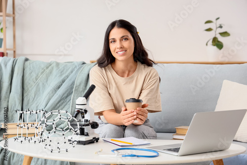 Young female medical studen...