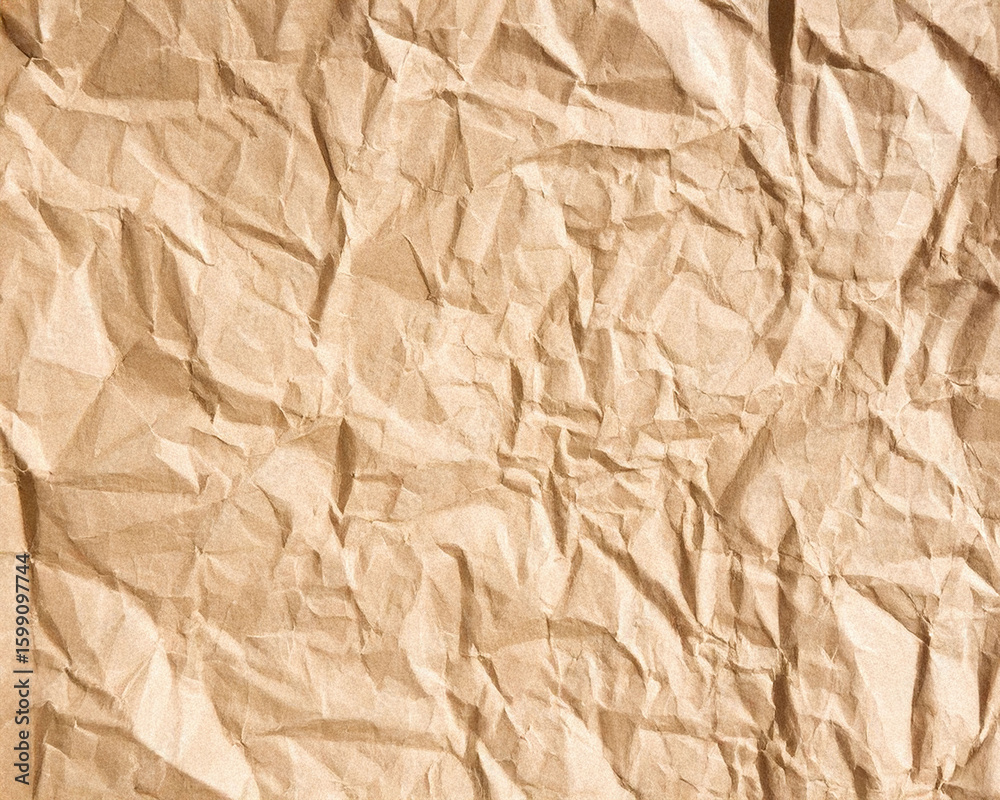 Fototapeta premium crumpled brown paper