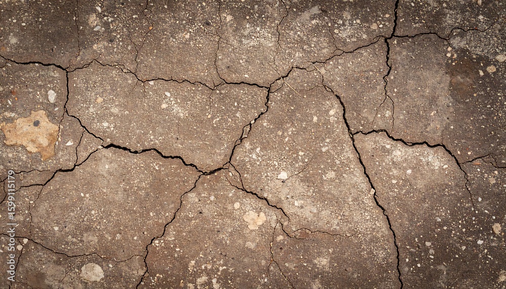 Obraz premium Dry cracked earth texture